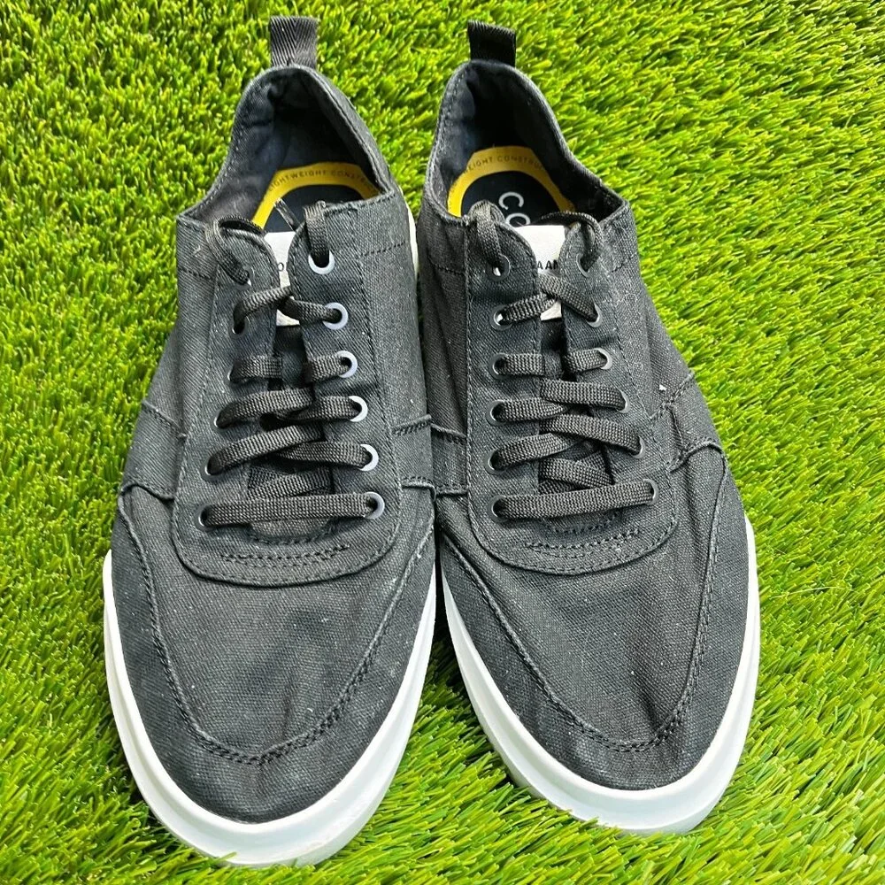 Cole Haan Grandpro Rally Canvas Court Mens Size 9.5 Black Casual Shoes Sneakers_5